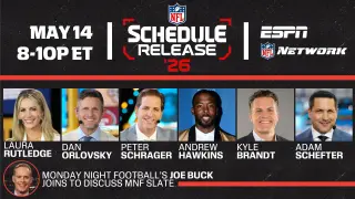 ESPN, NFL Network Prepare Prime-Time Reveal of 2026 NFL Schedule