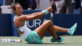 Zheng Qinwen storms back from match point to reach US Open fourth round