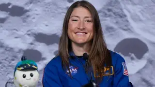 Christina Koch Grapples with Gravity After Artemis II Moon Flight