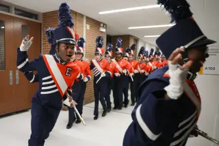 Ryan Field rivalry game marred by alleged slurs against Evanston band