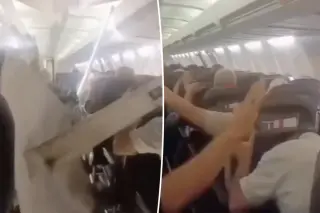 Turbulence Forces Iranian Flight to Turn Back as Cabin Panels Dangle