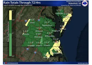 Hurricane Isaias Remnants Bring Rain, Gale Warnings to Mid-Atlantic Coast