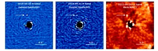 Directly imaged planet orbits two suns closer than any prior circumbinary world