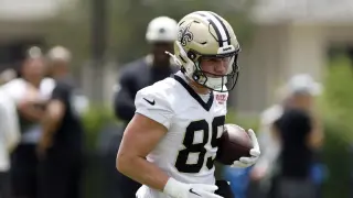 Saints WR Rechsteiner hit with six-game NFL ban to start 2026