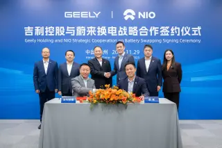 Nio and Geely Finalize Battery Swap Deal, Valuing Nio Power at RMB16B
