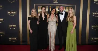 Stephanie McMahon’s Hall of Fame moment: inducted by daughters as Vince’s shadow lingers