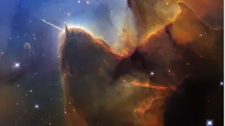 Hubble marks 36th anniversary with a vivid new view of the Trifid Nebula
