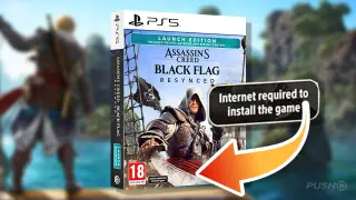 AC Black Flag Remake Triggers Backlash Over Internet-Required Physical PS5 Discs