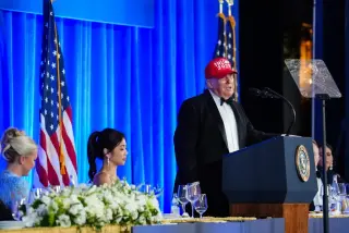 Trump's Rickles-Style WHCD Gags Bomb in Intimate Waldorf Setting