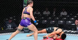 Polastri unleashes head-kick KO to stun Xiong Jingnan at UFC Shanghai