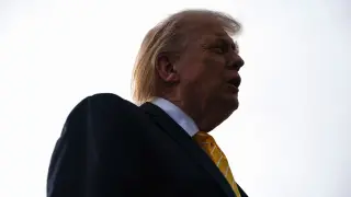 Poll finds record disapproval for Trump six months before midterms