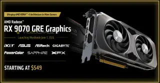 Radeon RX 9070 GRE leaks point to $549 price and trimmed Navi 48 specs