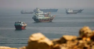 Iranian oil traffic through Hormuz stalls to record low amid U.S. blockade