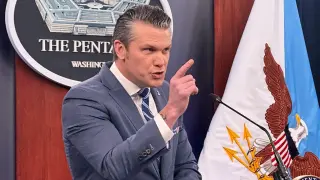 TMZ Puts Hegseth on the Spot at Pentagon Briefing With Power-Trip Question