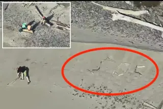Dramatic beach photo stunt ends in Oregon coast rescue
