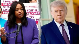 Trump slams DC mayoral hopeful as communist, vows to block her agenda