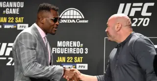 Ngannou fires back at White with 'Take That Loss' retort