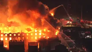 Six-alarm blaze forces evacuations in Allentown commercial district