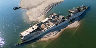 Dry Rivers Uncover Europe’s Lost Relics and Shipping Woes