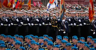 Putin Hosts Sparse Victory Day Parade as Ukraine Ceasefire Holds