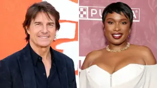 Tom Cruise Channels 1983 Iconography in 'Jennifer Hudson Show' Spirit Tunnel