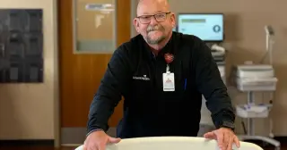 Three heart attacks in four days: hospital worker’s survival story