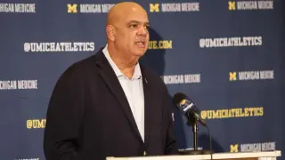 Michigan's Warde Manuel faces uncertain future as athletics culture probe advances