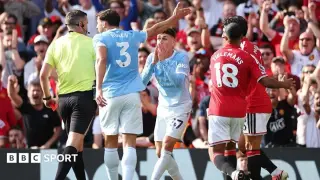 Haaland seals City derby win as Foden is sent off