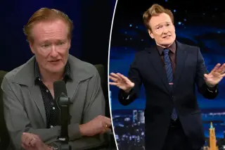 Conan O'Brien Explains Slicked-Back Hair Change Was Due to Scalp Sunburn