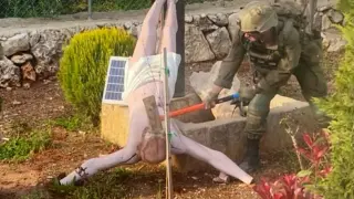 Viral image shows Israeli soldier smashing Jesus statue in Lebanon, sparking outrage