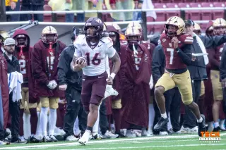 Overton's Late 76-Yard Dash Seals 21-14 Win for Virginia Tech Over Boston College