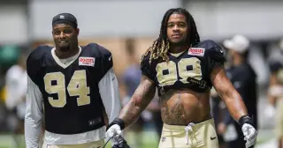 Saints' Cam Jordan sidelined with hamstring injury in training camp