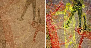 Mars image trick reveals hidden Earth rock art
