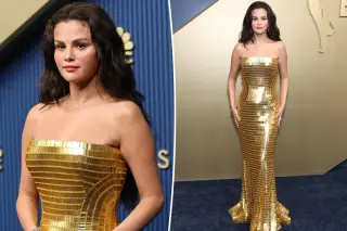 Gilded Goddess: Selena Gomez Dazzles in Gold Beads at Emmys 2026