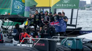 BONDS Flying Roos clinch dramatic three-peat at New York Sail Grand Prix