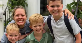 Three Dreyer Boys Kick Off School in Sync, Bruises and New Rules in Tow