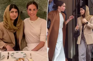 Markle Pledges As Ever Profits to Malala Fund After London Tea