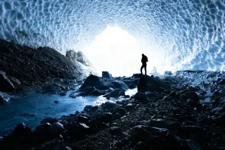 Antarctic Ice Becomes a World-Scale Neutrino Telescope