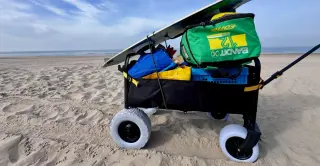 BougeRV’s DuneRover: A Motorized Wagon That Conquers Sand and Hills
