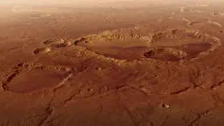 Mars Express Captures Fresh 3D View of Schiaparelli Crater on Mars
