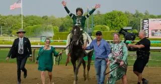 Golden Tempo clinches Belmont, joins Derby-Belmont club