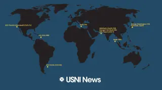 Global Carrier Pulse: U.S. Navy Deployments as of May 4, 2026