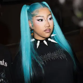 North West Debuts Angel Lip Piercings at Paris Fashion Week