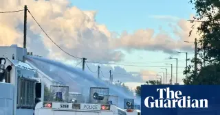 Water cannon deployed as NI anti-immigration protests turn violent (second night)