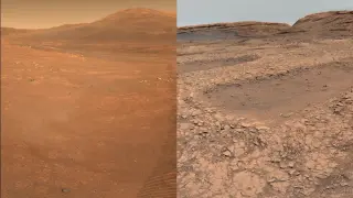Mars in Dual Visions: Curiosity and Perseverance Reveal Contrasting Landscapes