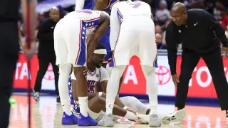 Hukporti's Achilles tear leaves Sixers with no healthy backup center