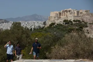 Random knife attack near Athens Acropolis injures American couple