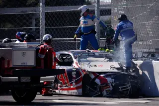Mayer’s restart crash sparks 23-car San Diego pileup