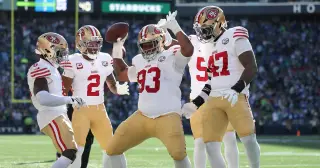 Rookie Halton's End-Zone Fumble Recovery Anchors 49ers' 32-29 Win Over Seahawks