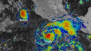Record-Breaking Pacific Season Drives Hurricane Trudy Toward Mexico as Typhoon Champi Threatens Guam